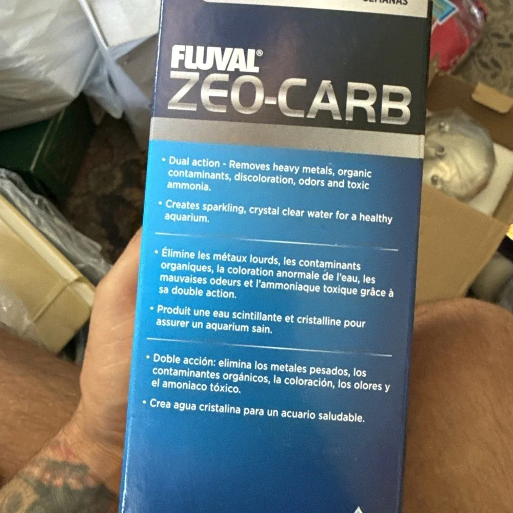 Lot of 5 Fluval Zeo-Carb Filter Inserts FX4 FX5 FX6 3-Pack Aquarium Media New